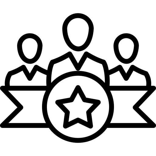 Experienced medical team icon